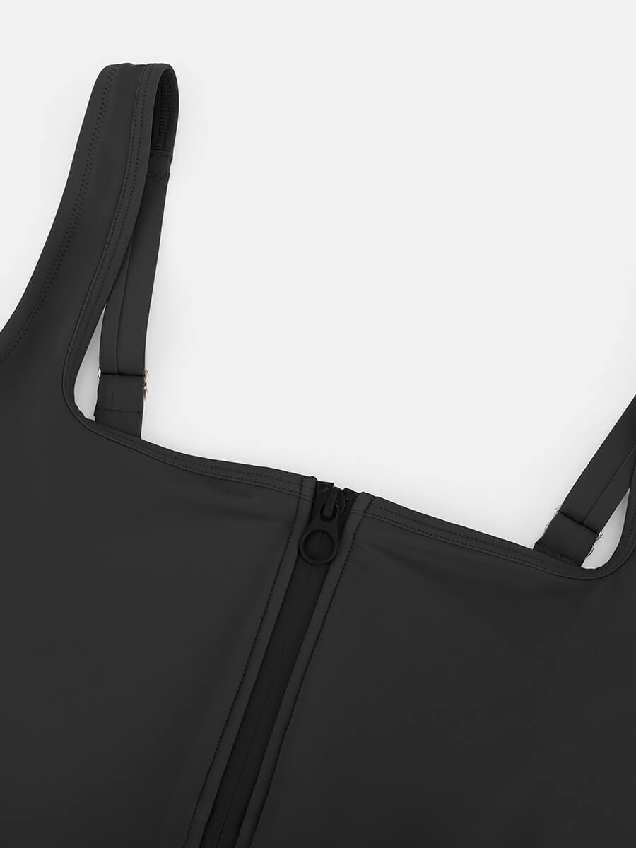 BodyLyn Shaping Waist Tummy Control Panty One Piece Swimsuit