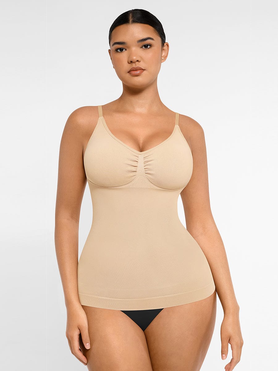 BodyLyn Seamless Bust Support Waist and Abdomen Control Shape Tank Top