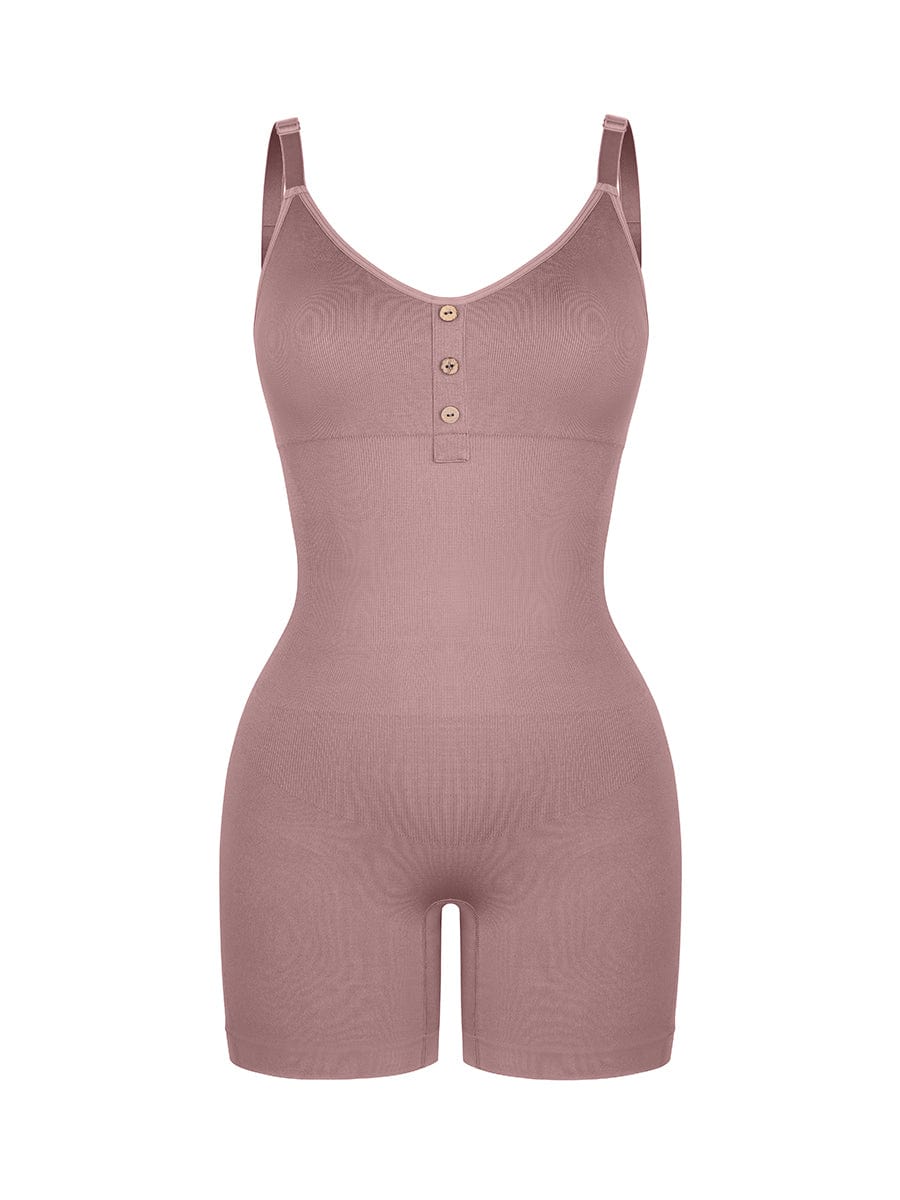 BodyLyn Seamless Bust Support Waist and Abdomen Shaping Butt Lifting Jumpsuit