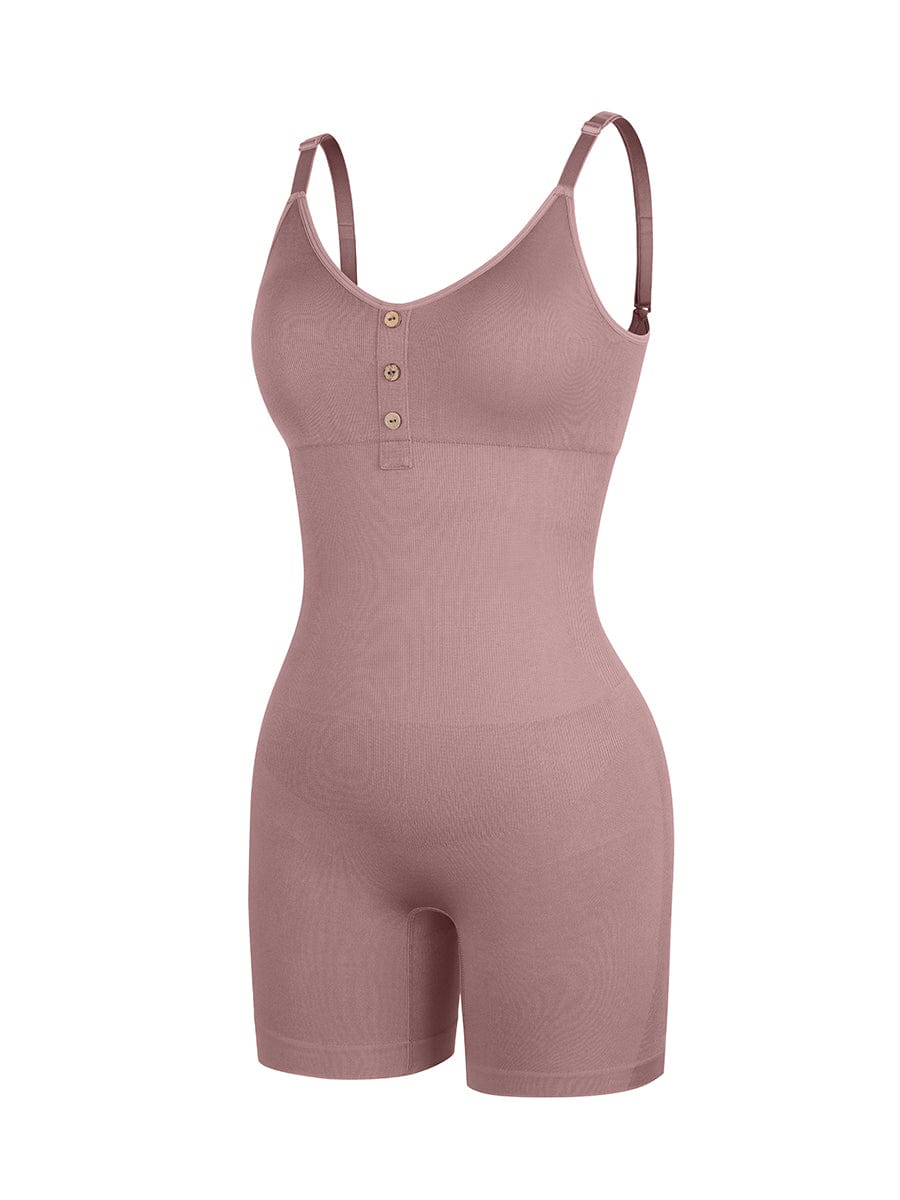 BodyLyn Seamless Bust Support Waist and Abdomen Shaping Butt Lifting Jumpsuit