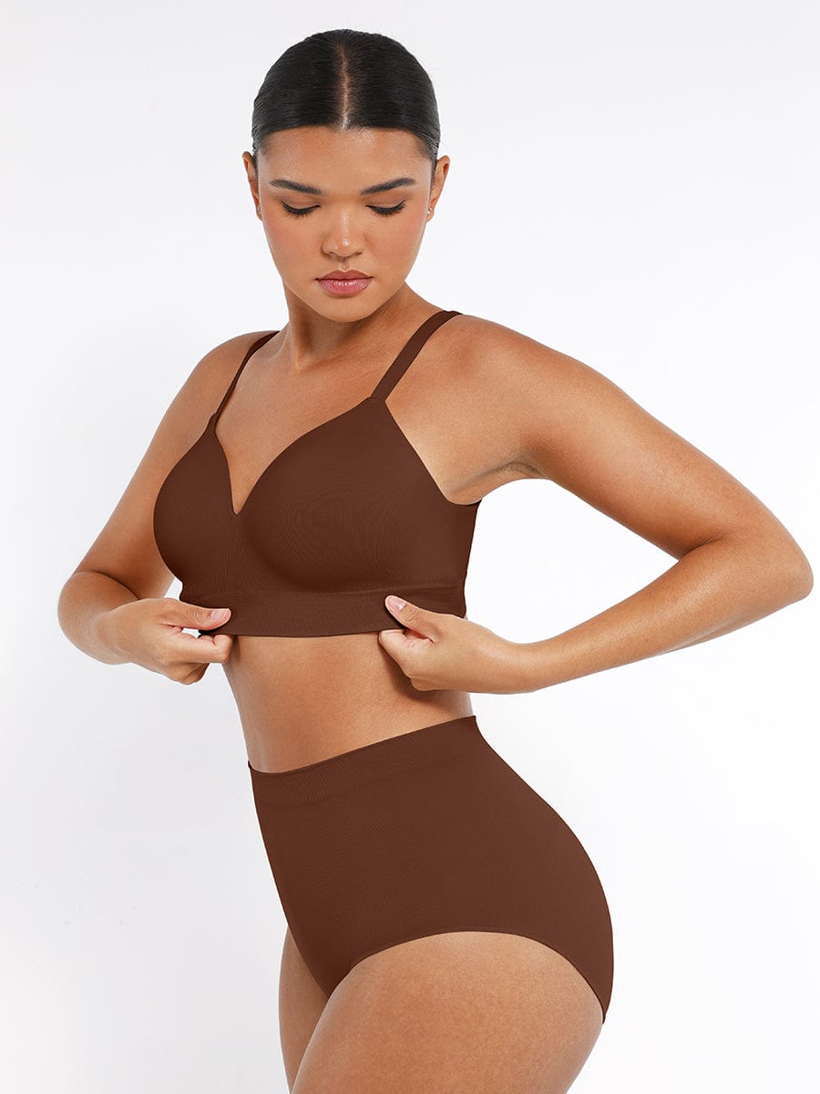 BodyLyn Seamless Wireless Bust Support Shapewear Bra