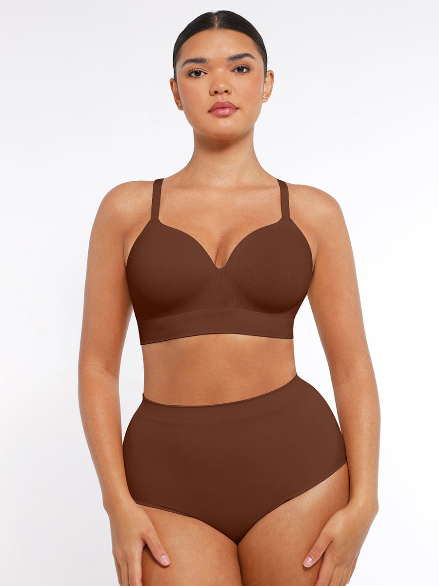 BodyLyn Seamless Wireless Bust Support Shapewear Bra