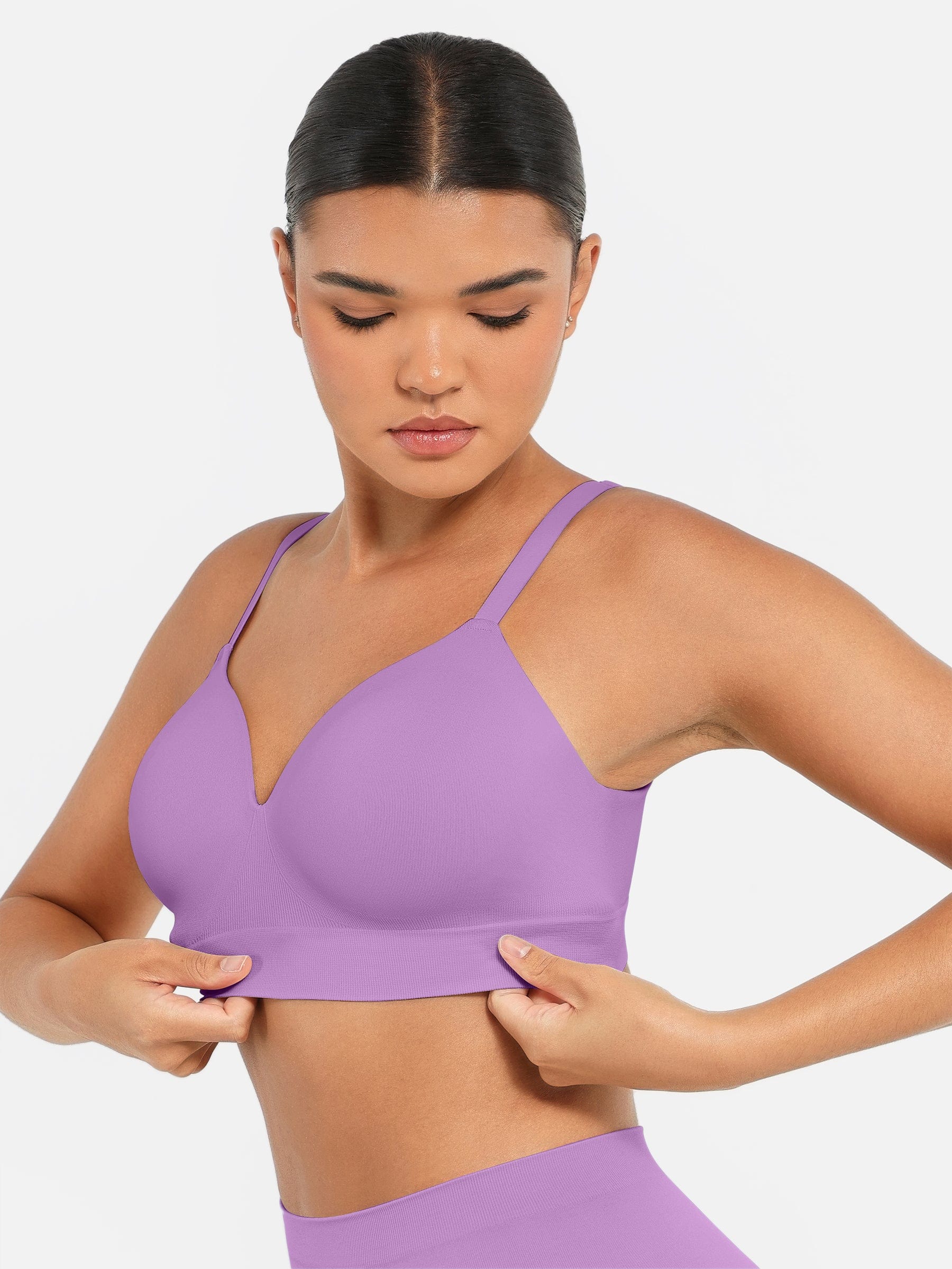 BodyLyn Seamless Wireless Bust Support Shapewear Bra