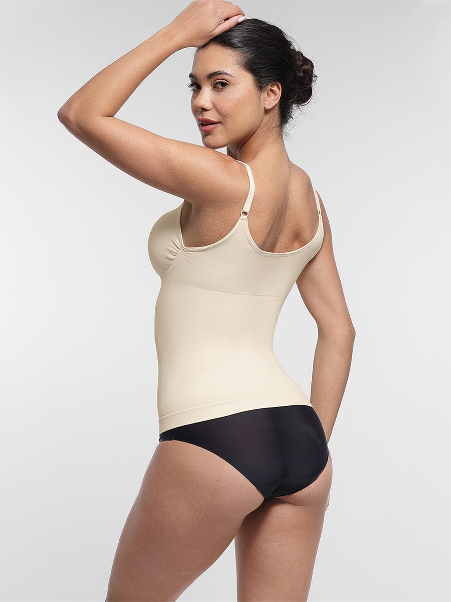 BodyLyn Seamless Bust Support Waist and Abdomen Control Shape Tank Top