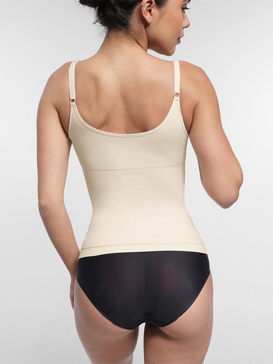 BodyLyn Seamless Bust Support Waist and Abdomen Control Shape Tank Top