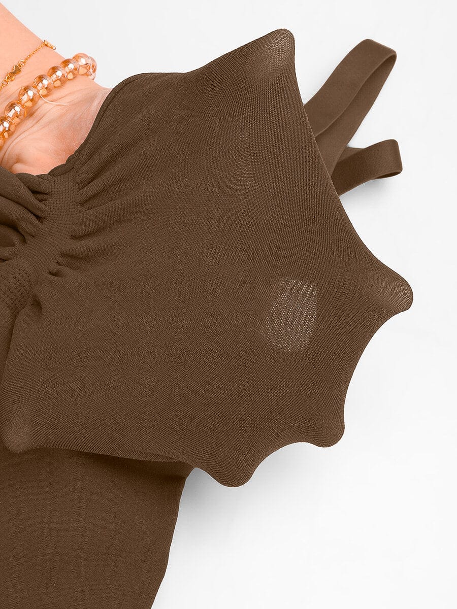 BodyLyn Seamless Chest Support Waist Control Shapewear Bodysuit