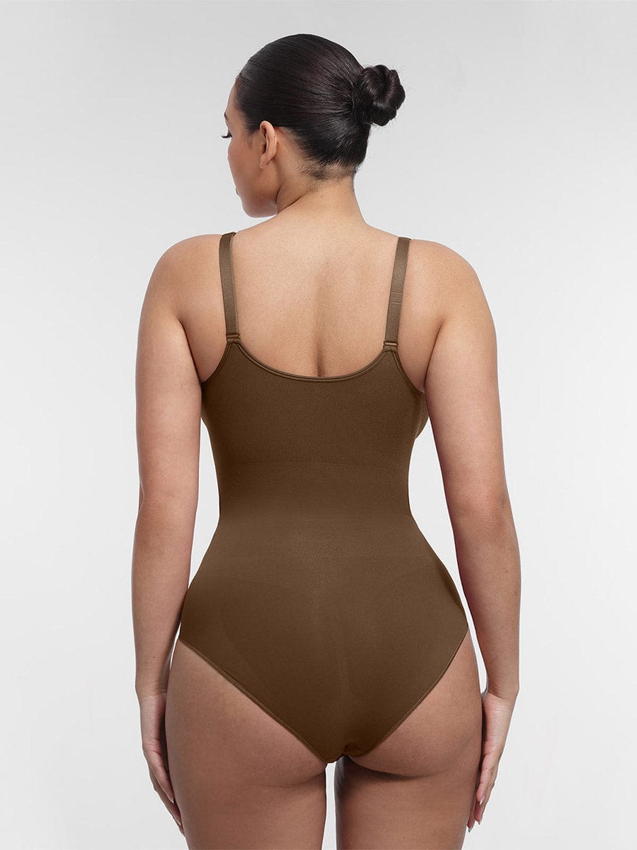 BodyLyn Seamless Chest Support Waist Control Shapewear Bodysuit