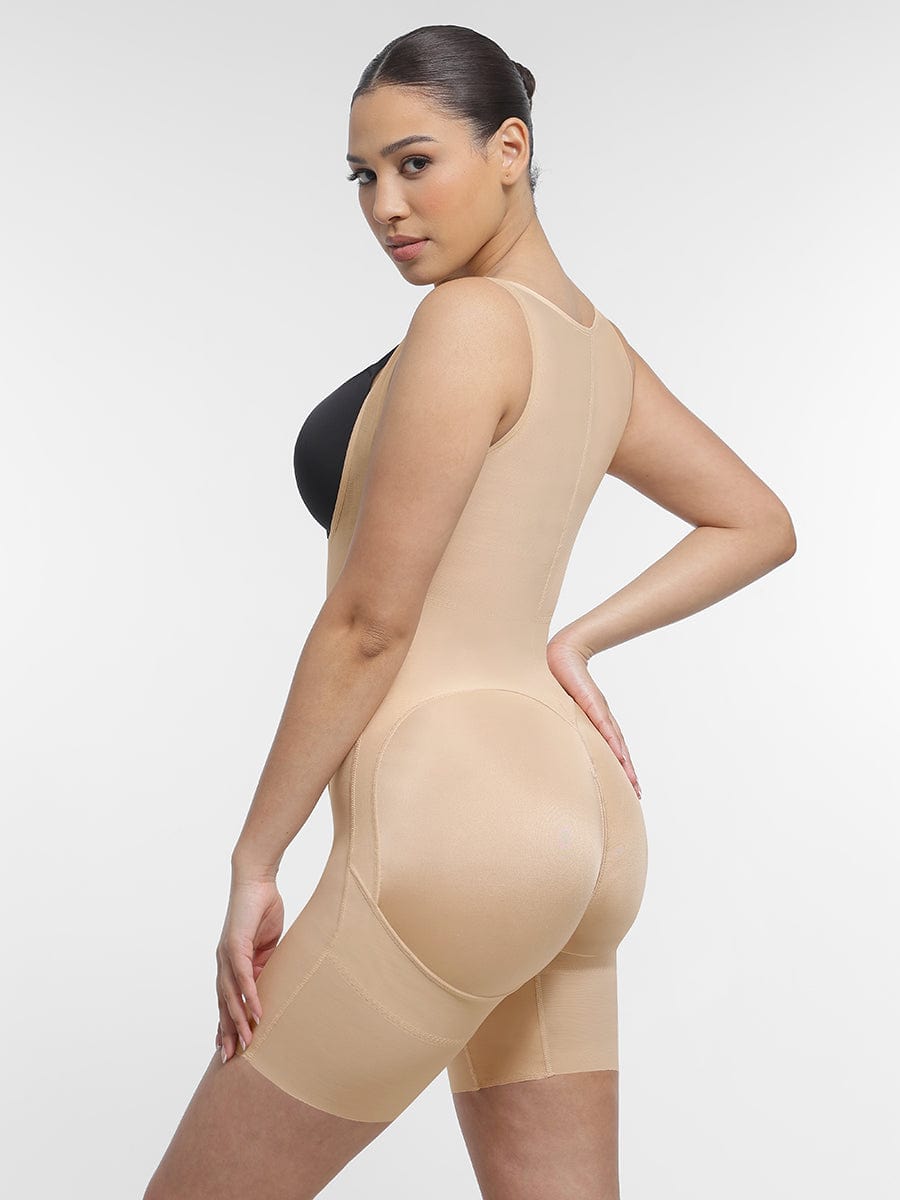 BodyLyn U-Shaped Chest Support Waist Control Peach Butt Post Surgery Full Body Shapewear