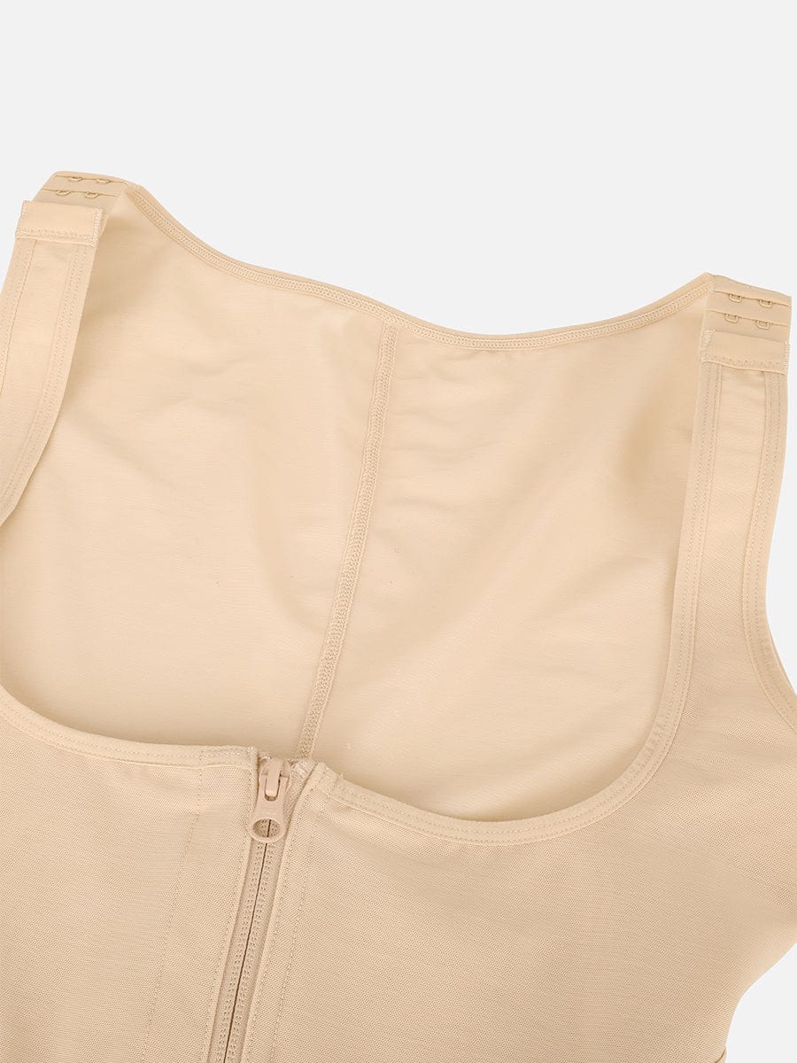 BodyLyn U-Shaped Chest Support Waist Control Peach Butt Post Surgery Full Body Shapewear