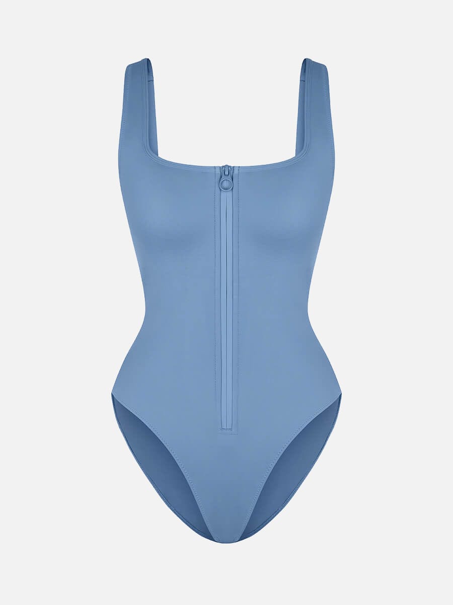 BodyLyn Shaping Waist Tummy Control Panty One Piece Swimsuit