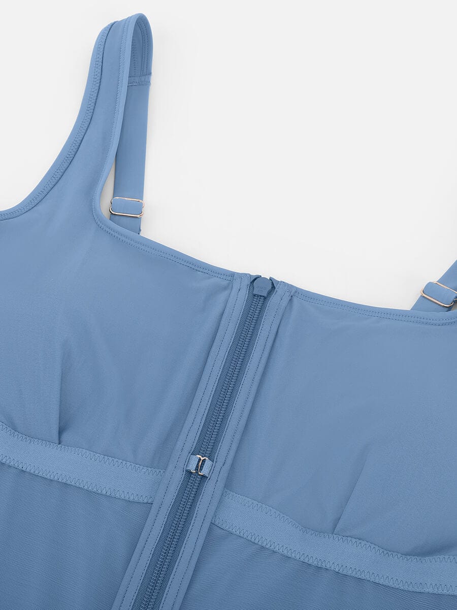 BodyLyn Shaping Waist Tummy Control Panty One Piece Swimsuit