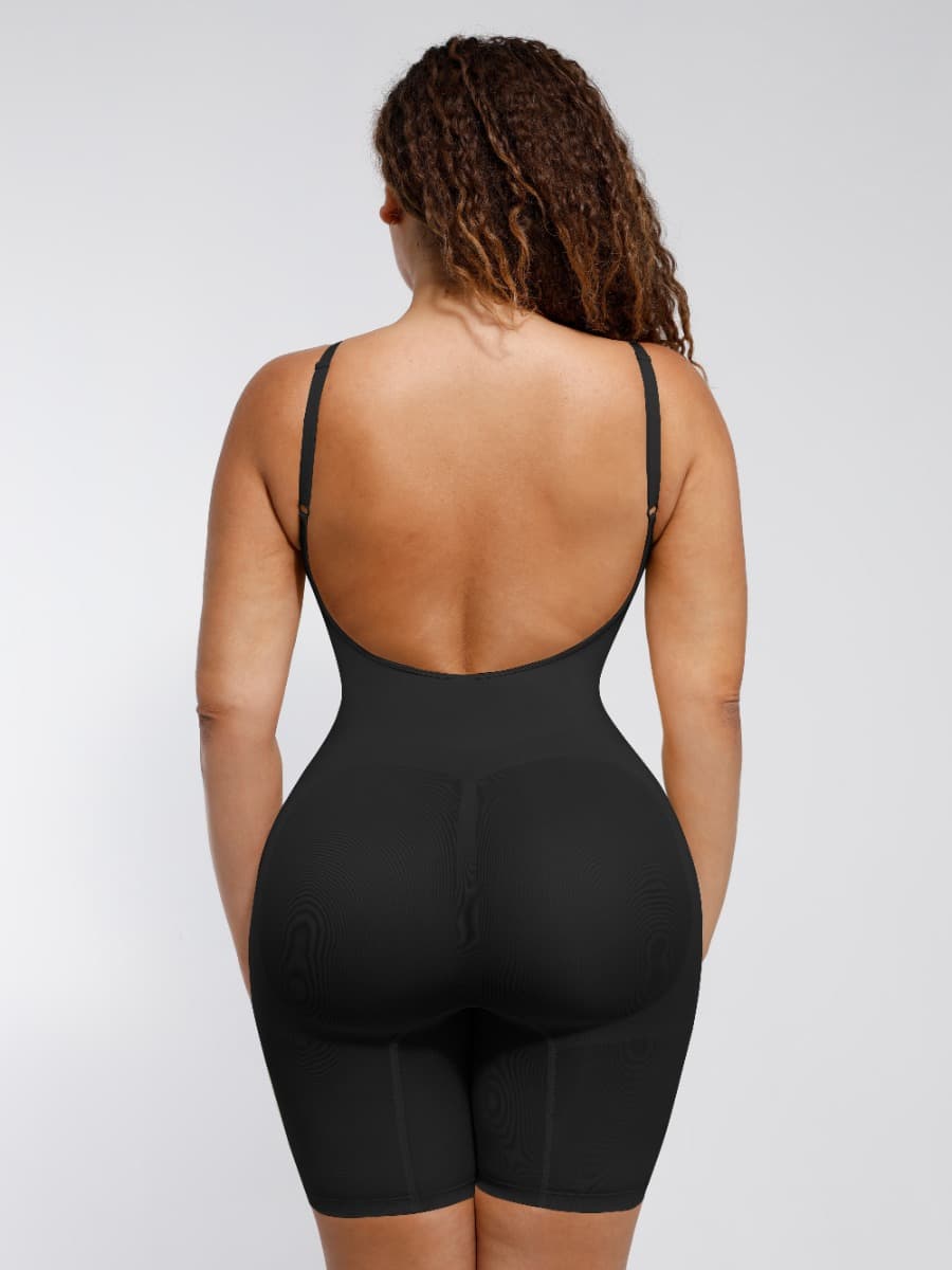 Wholesale Seamless Scultp Covered Open-Back Boxer With Covered Chest