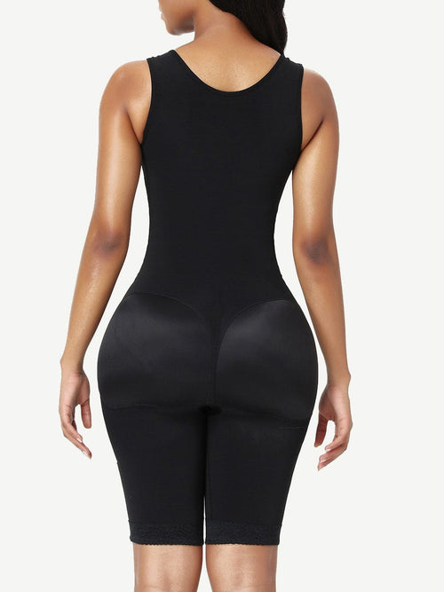 Wholesale Best Post Surgery Body Shaper Lace Open Crotch Flatten Tummy