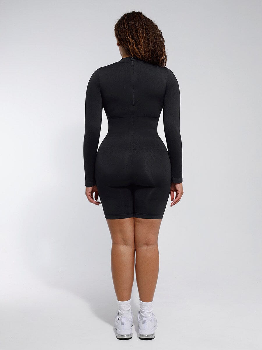 Wholesale Seamless Turtleneck Jumpsuit with Removable Cups