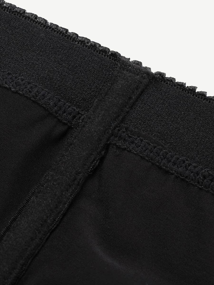 Wholesale Queen Size High Waist Post-surgical Slimming Shorts Lace Hemline Hooks