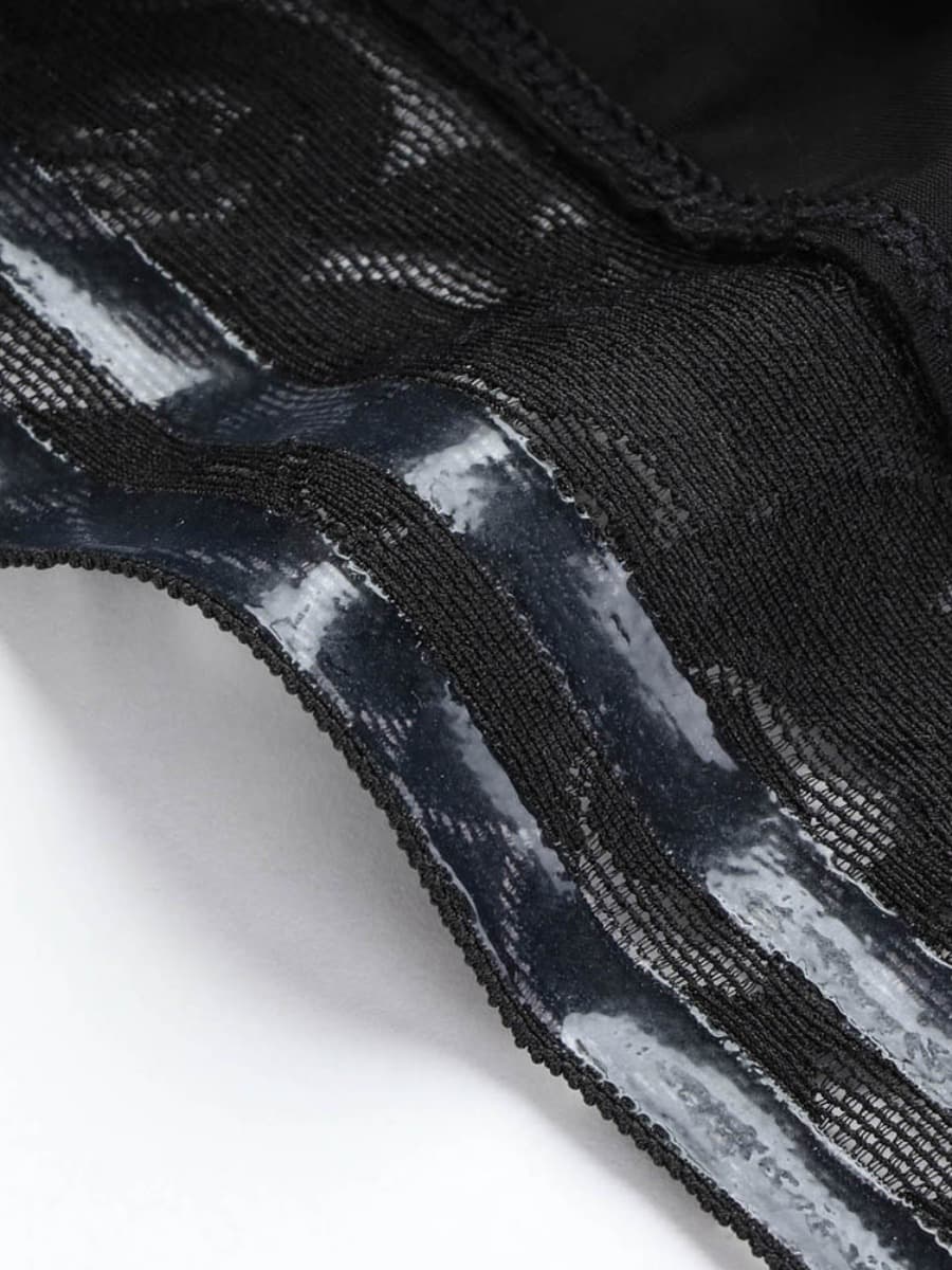 Wholesale Queen Size High Waist Post-surgical Slimming Shorts Lace Hemline Hooks