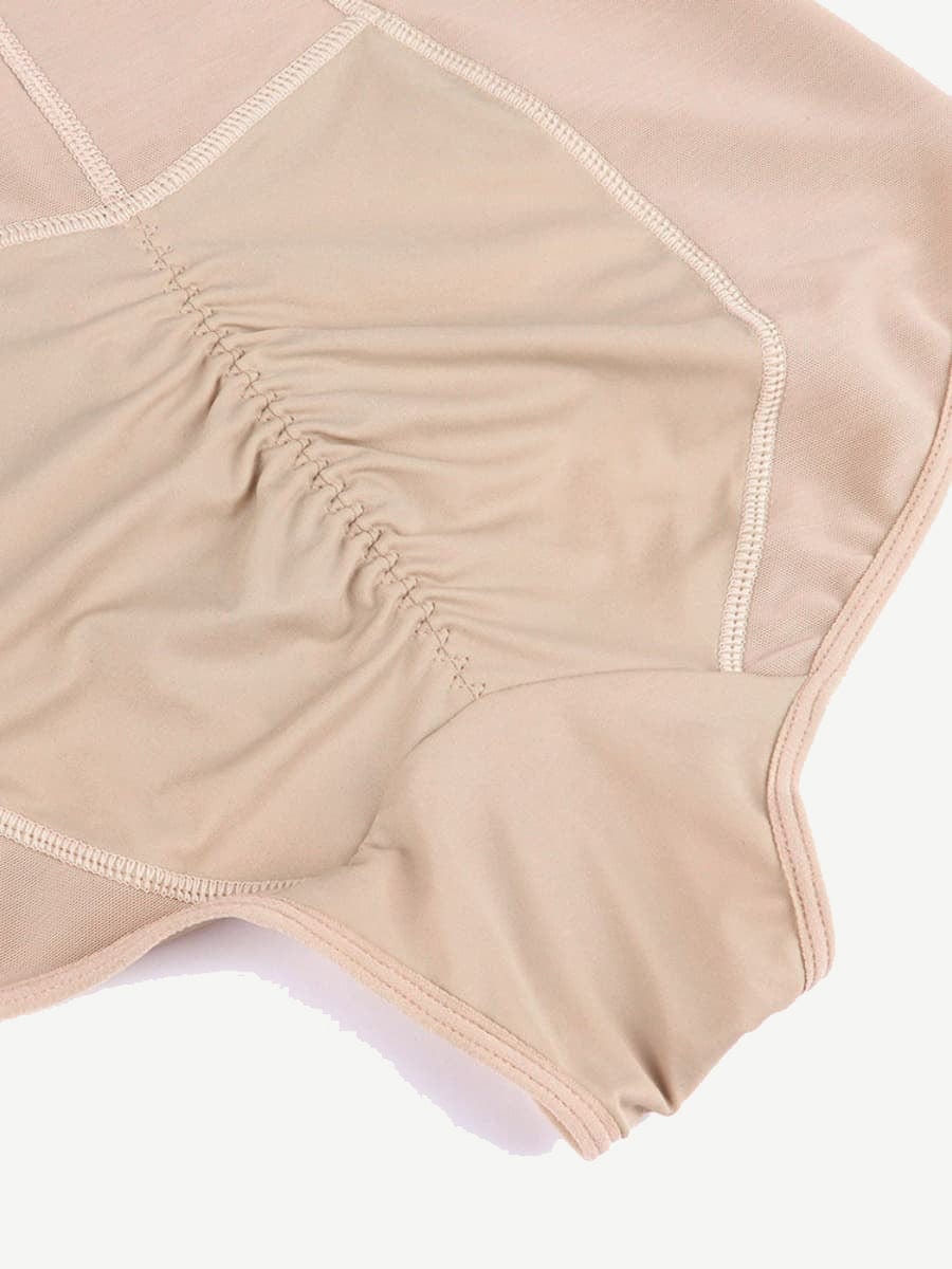 Wholesale Large Size Postoperative Full Body Shaper Front Zipper Smooth Abdomen