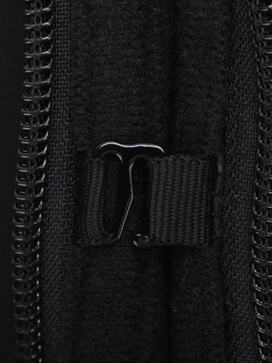 Wholesale U-Shaped 10 Steel Bones Latex Waist Trainer with Fan Lacing and Front Buckle Adjustment